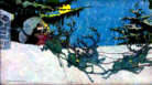 Santa Claus on Roof