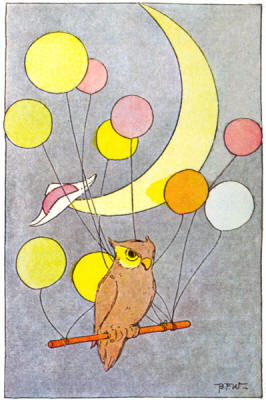 A Moon Song - Owl on Baloons