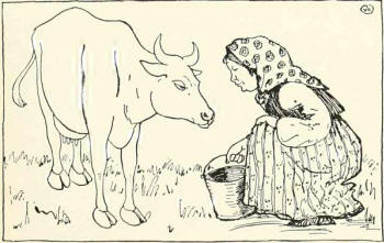 The Rooster and the Bean - Russian Children's Story - Cow