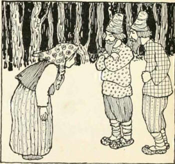 The Rooster and the Bean - Russian Children's Story - Woodcutters