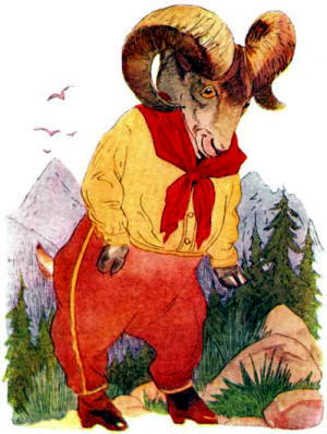 Children Animal Story - Big Horn Goat