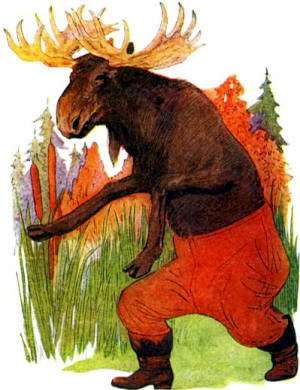 Children Animal Story - Moose
