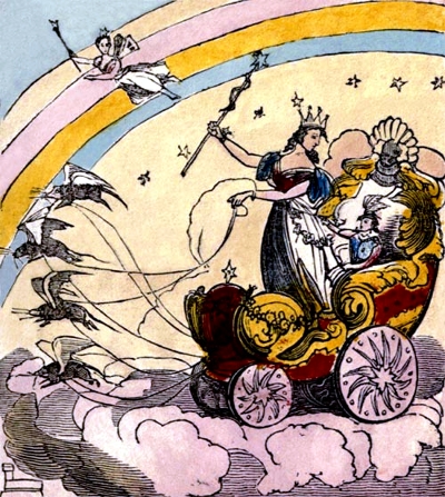 Tom Thumb - Fairy rides a carriage