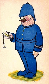 Policeman with a Watch - The Motor Car Dumpy Book