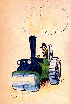 Steam Roller - The Motor Car Dumpy Book
