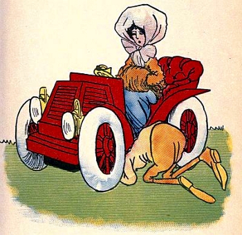 Broken Motor Car - The Motor Car Dumpy Book