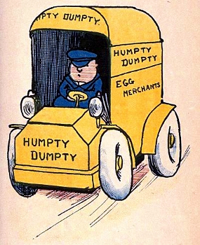 Motor Van - Egg Merchant - The Motor Car Dumpy Book